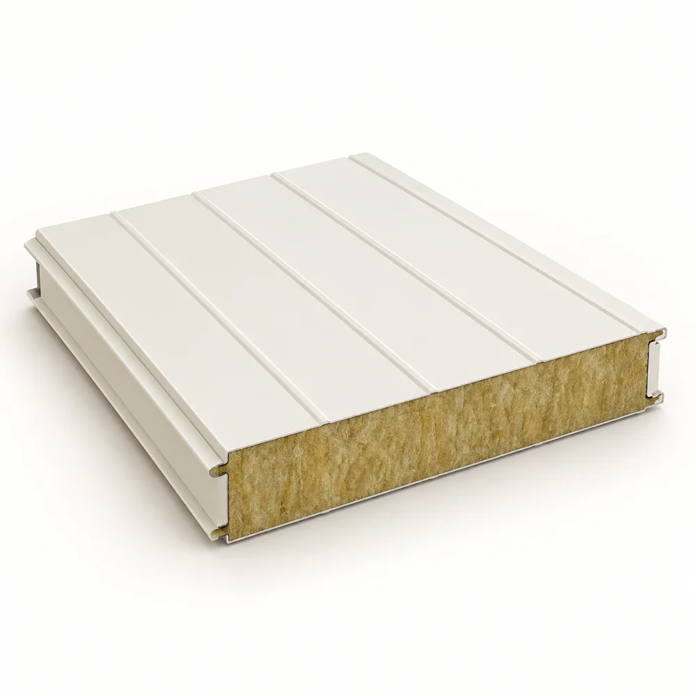 1150 Color-Coated Steel Rock Wool Panel — illustrative image