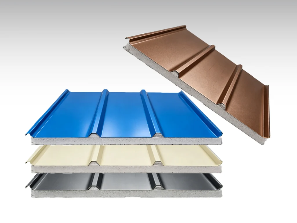 1050 Color-Coated Steel Foam Sandwich Panel (illustration)