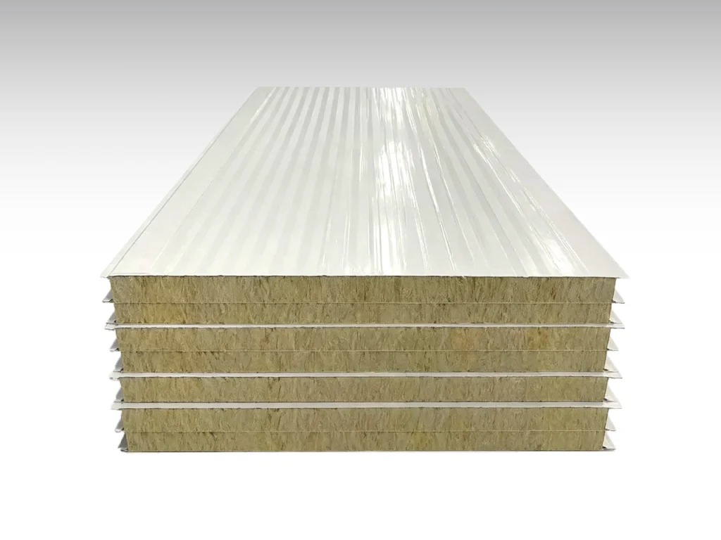 1150 Color-Coated Steel Rock Wool Panel (illustration)
