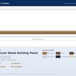 Aluminum Wood Decking Panel YYM-AF001 - detail view