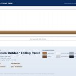 Aluminum Outdoor Ceiling Panel YYM-CP001 - detail view
