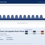 Aluminum Corrugated Roof Panel YYM-RP003 - detail view