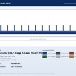 Aluminum Standing Seam Roof Panel YYM-RP004 - detail view