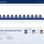 Aluminum Anti-Slip Roof Panel YYM-RP007 - detail view