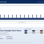 Aluminum Daylight Roof Panel YYM-RP008 - detail view