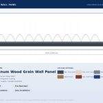 Aluminum Wood Grain Wall Panel YYM-WP004 - detail view