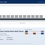Aluminum Perforated Wall Panel YYM-WP005 - detail view